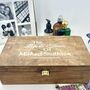 The Life And Times Personalised Wooden Memory Box, thumbnail 3 of 10