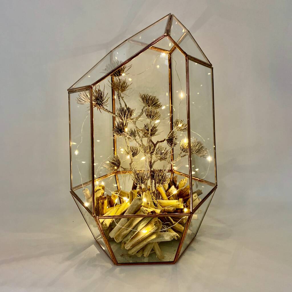 Image of Christmas Supersize Copper Gem Rustica Terrarium