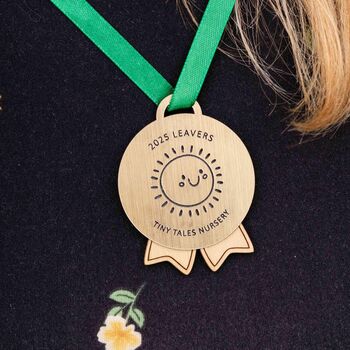 Personalised 2026 Leavers Golden Medal Nursery, 5 of 7