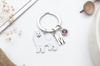 Pomeranian Personalised Keyring Dog Owner Gift, 4 of 9