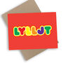 Love You Lots Like Jelly Tots Card, thumbnail 2 of 2