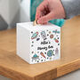Personalised Outer Space White Money Box, thumbnail 5 of 6