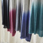 Fair Trade Gift Wrapped Dipdye Ombre Soft Wool Scarf, thumbnail 1 of 8