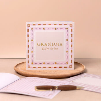Grandma You're The Best, A Fill In The Blanks Gift Book With Posting Envelope, 4 of 12