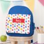 Personalised Back To School Patterned Rucksack, thumbnail 3 of 8