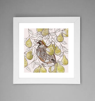 'Partridge And Pears' Print, 2 of 3