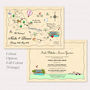 Illustrated Map Wedding Or Party Invitation, thumbnail 4 of 8