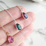 Personalised Necklace With Swarovski Birthstone, thumbnail 5 of 7