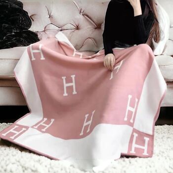 Cosy H Letter Throw, 5 of 8