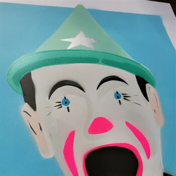 'The Clown' Handmade Original Signed Art, 2 of 8