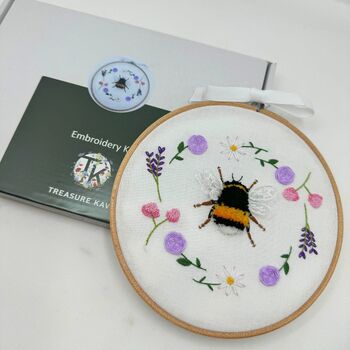 Stumpwork Bee Embroidery Kit, 2 of 7