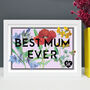 Best Mum Ever Floral Mother's Day Gift And Card Set, thumbnail 1 of 3