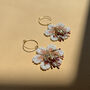 Hand Beaded Flower Burst Earrings, thumbnail 12 of 12