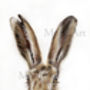 Startled Hare, Print Of Original Painting, thumbnail 2 of 3