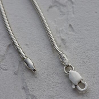 Sterling Silver Chain - Snake Chain Necklace, 3 of 6