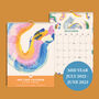 Mid Year 22/23 Hanging Calendar | Paint Stroke | A4, thumbnail 1 of 8