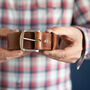 Personalised Mens Leather Belt, thumbnail 2 of 9