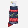 Men's Bamboo Socks T Rex Fair Isle, thumbnail 5 of 5