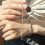 Citrine Gemstone Sterling Silver Tennis Bracelet, thumbnail 4 of 6