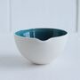 Handmade Porcelain Watercolour Cooks Bowl, thumbnail 11 of 12