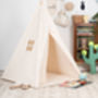 Natural Cotton Canvas Teepee, thumbnail 2 of 5