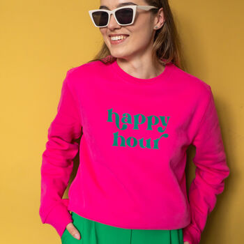 Personalised 'Happy Hour' Sweatshirt, 9 of 12