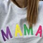 Mama Embroidered Sweatshirt, thumbnail 3 of 3