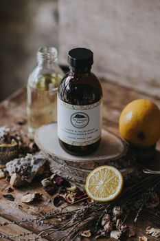 Lemon And Palmarosa Nourishing Bath And Body Oil, 2 of 2