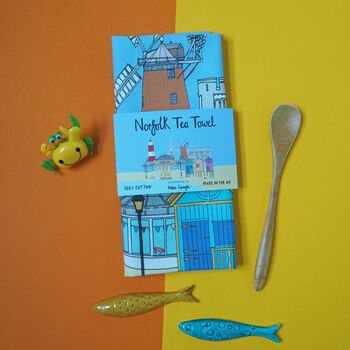 Norfolk Landmarks Tea Towel, 2 of 5