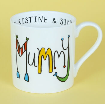 Personalised Mothers Day Fine China Mug, 8 of 8