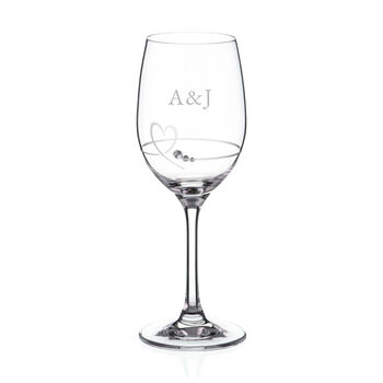 Personalised Petit Wine Glass With Crystals, 4 of 5