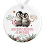 Personalised First Christmas As Brothers / Sisters Bauble Keepsake, thumbnail 3 of 3
