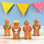 Biscuiteers Hand Iced Jolly Birthday Party Letterbox Biscuits, thumbnail 1 of 2