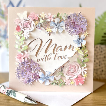 Personalised Birthday Or Mother's Day Floral Card, 2 of 2