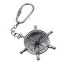 Chrome Ship Wheel Compass Keyring, thumbnail 2 of 7
