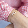 Personalised Infinity Bracelet With Pearl Detail, thumbnail 3 of 11