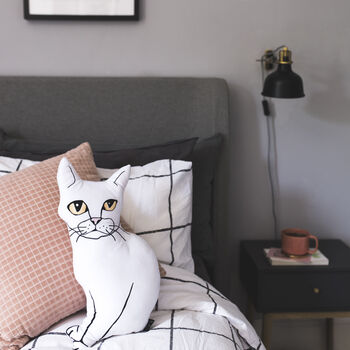 Cat Portrait Pillow, 4 of 5