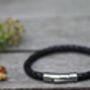 Metro Bono Leather Bracelet, thumbnail 7 of 7