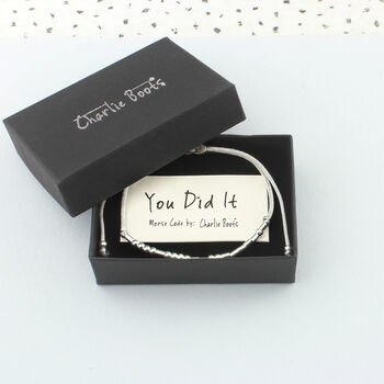 You Did It Morse Code Bracelet, 5 of 7