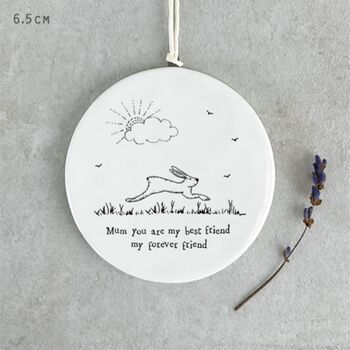 Mum You Are My Best Friend Hanger From East Of India, 2 of 3