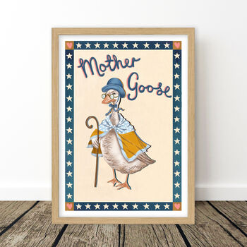 Mother Goose Vintage Nursery Print, 11 of 12