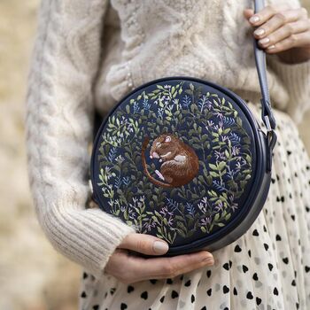 Chloe Circle Bag Embroidered Dormouse, 2 of 7