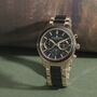 Jacques Lemans Wooden Plated Chronograph Bracelet Watch, thumbnail 1 of 12