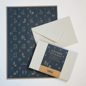 Advent Envelopes And Stickers Set, 2 of 5