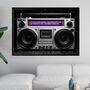Custom Song Memory Anniversaty Boombox Music Gift For Him, thumbnail 4 of 9