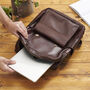 Personalised Leather Laptop Backpack, thumbnail 3 of 5