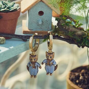 Fable England X Peter Rabbit Tom Kitten Earrings, 2 of 7