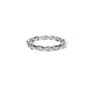 Classic Eternity Rings, Cz, Gold Vermeil On 925 Silver, thumbnail 8 of 11