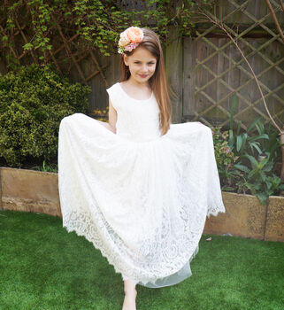 Saffron Flower Girl Dress ~ Lilly + Bo Collection, 5 of 9
