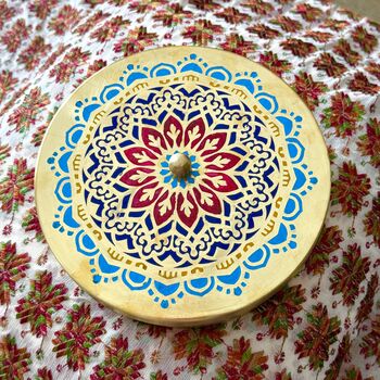 Indian Brass Masala Box: Decorative Spice Container, 3 of 12